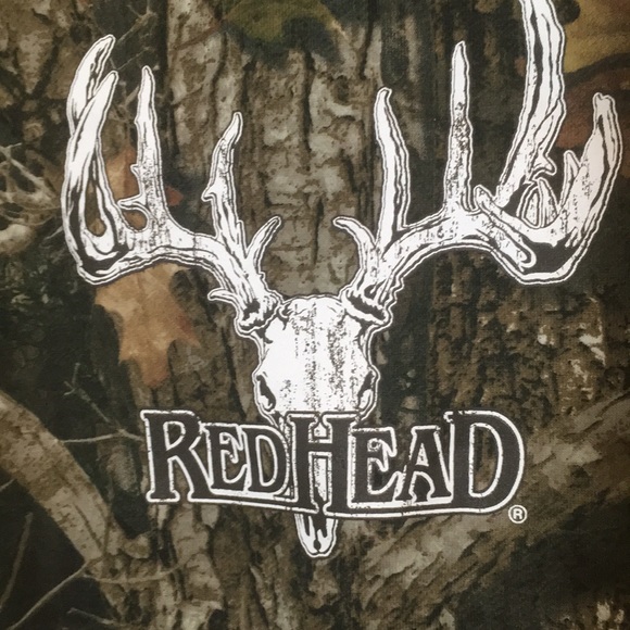 Red Head Hoodie Camo with pockets - Picture 2 of 6